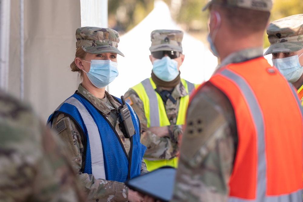 U.S. Army Soldiers support COVID vaccination efforts