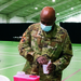 The Michigan National Guard delivers COVID-19 vaccine to YMCA