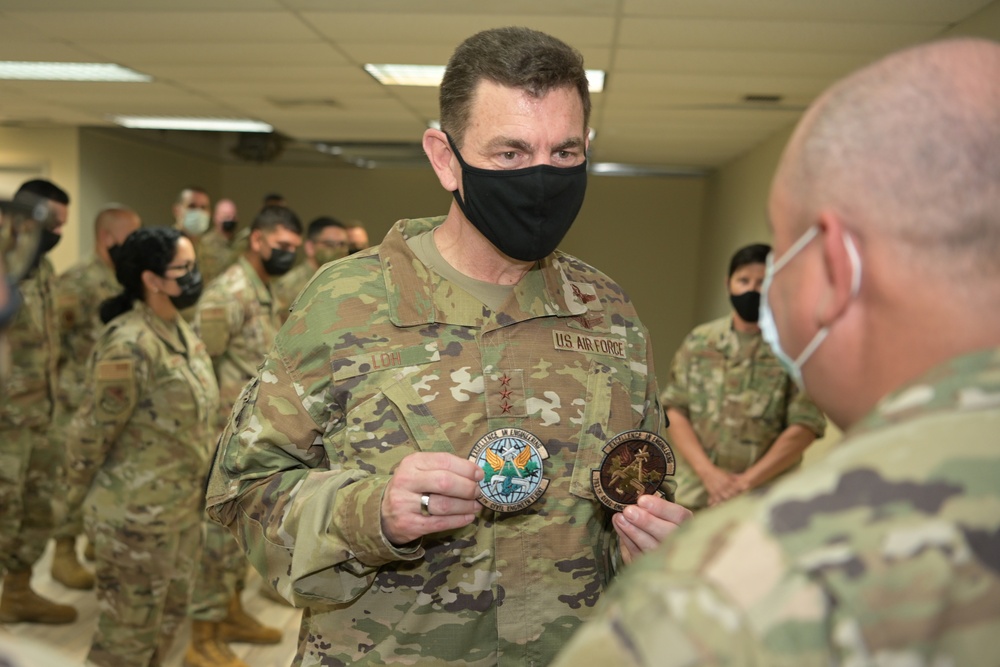 Lt. Gen. Loh tours the 156th Wing