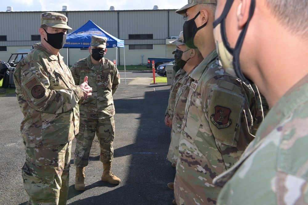 Lt. Gen. Loh tours the 156th Wing