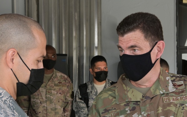 Lt. Gen. Loh tours the 156th Wing