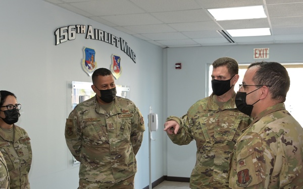 Lt. Gen. Loh tours the 156th Wing