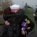 USS Nimitz Sailors Return From Deployment