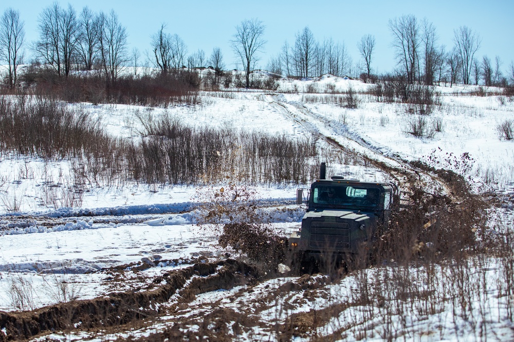 2nd MLG Marines Combat Vehicle Off Road Course