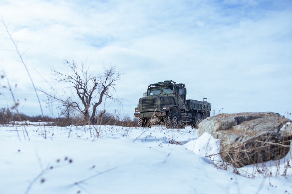 2nd MLG Marines Combat Vehicle Off Road Course