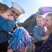 Nimitz Sailor Greets Family after Traditional First Kiss