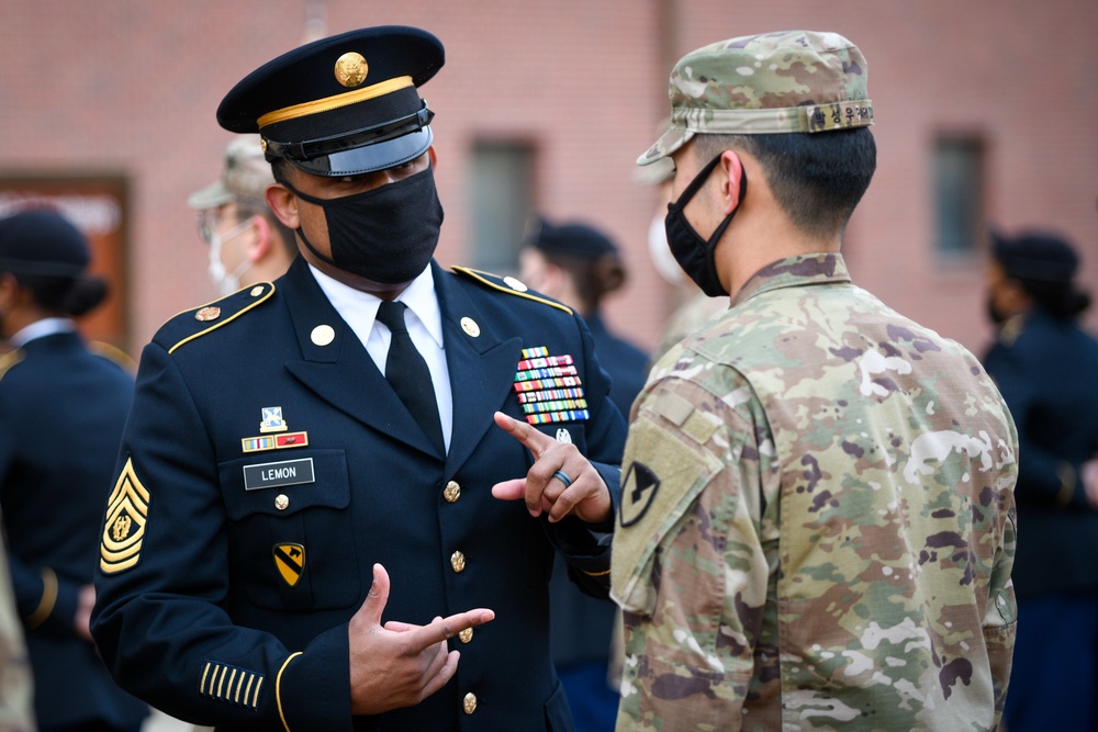 Dvids Images Usag Humphreys Command Inspection With Csm Lemon Image 1 Of 5 