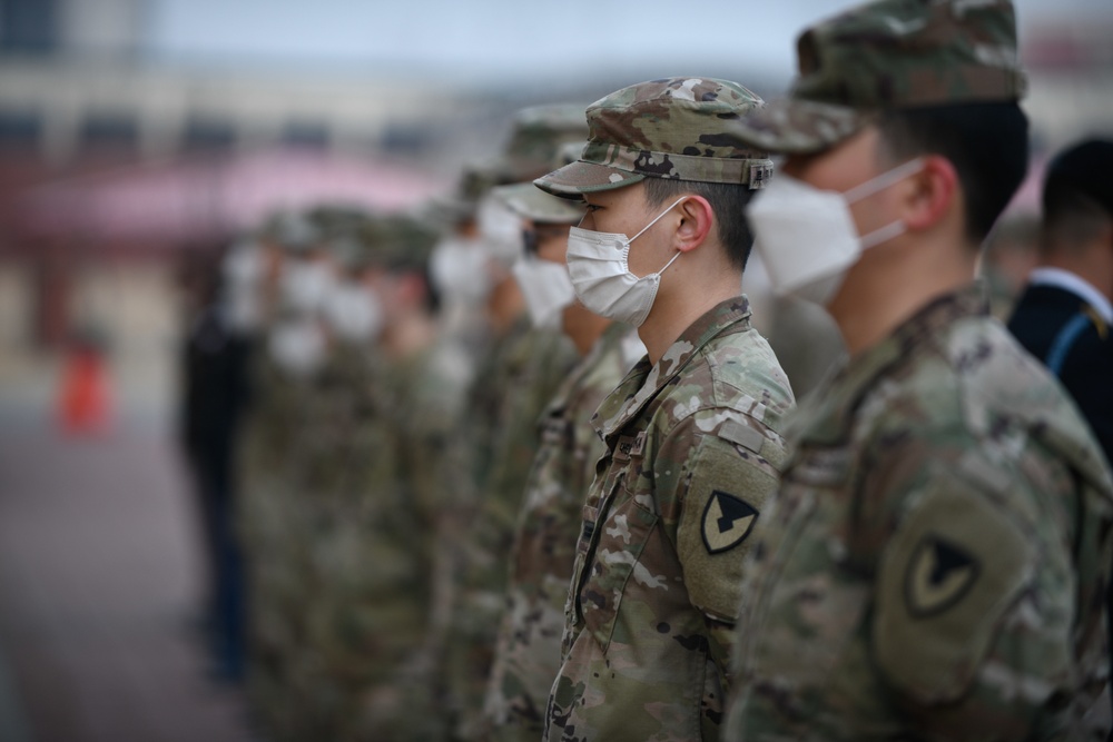 USAG Humphreys Command Inspection with CSM Lemon