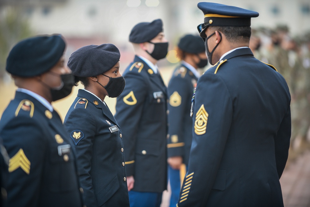 USAG Humphreys Command Inspection with CSM Lemon