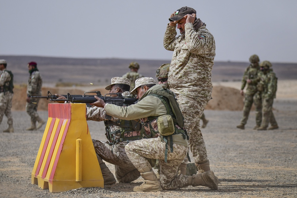 Bullets Fly on Jordanian 3rd Border Guard Group Range