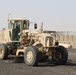 Task Force Iron Castle Engineers and Kuwaiti Land Force Soldiers from the Land Forces Institute collaborate on a forward operating base (FOB) construction project