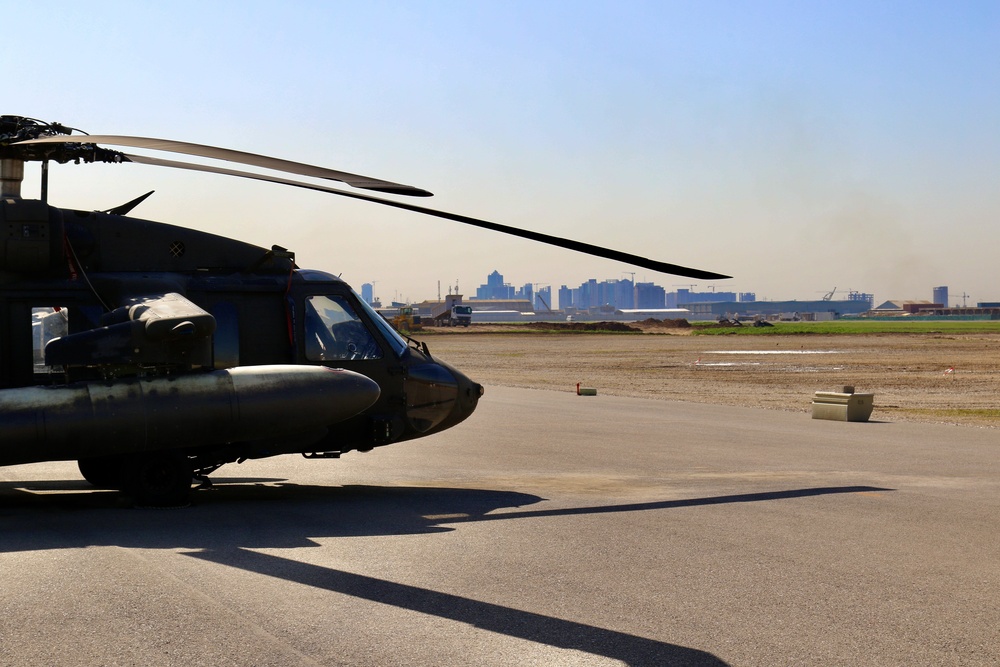 Black Hawk parked