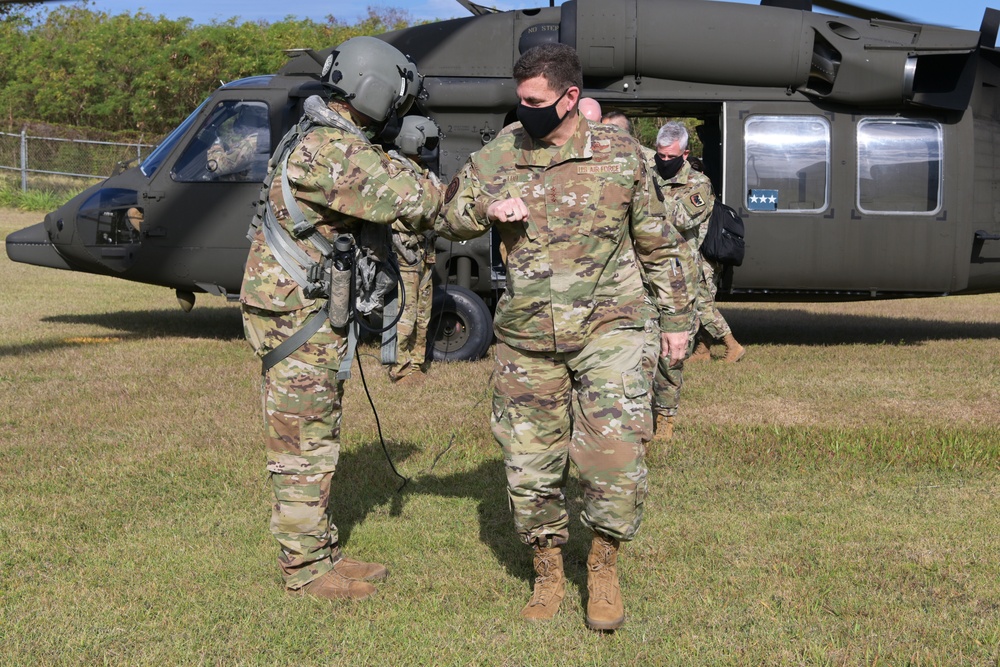 Director of the Air National Guard visits 141st Air Control Squadron