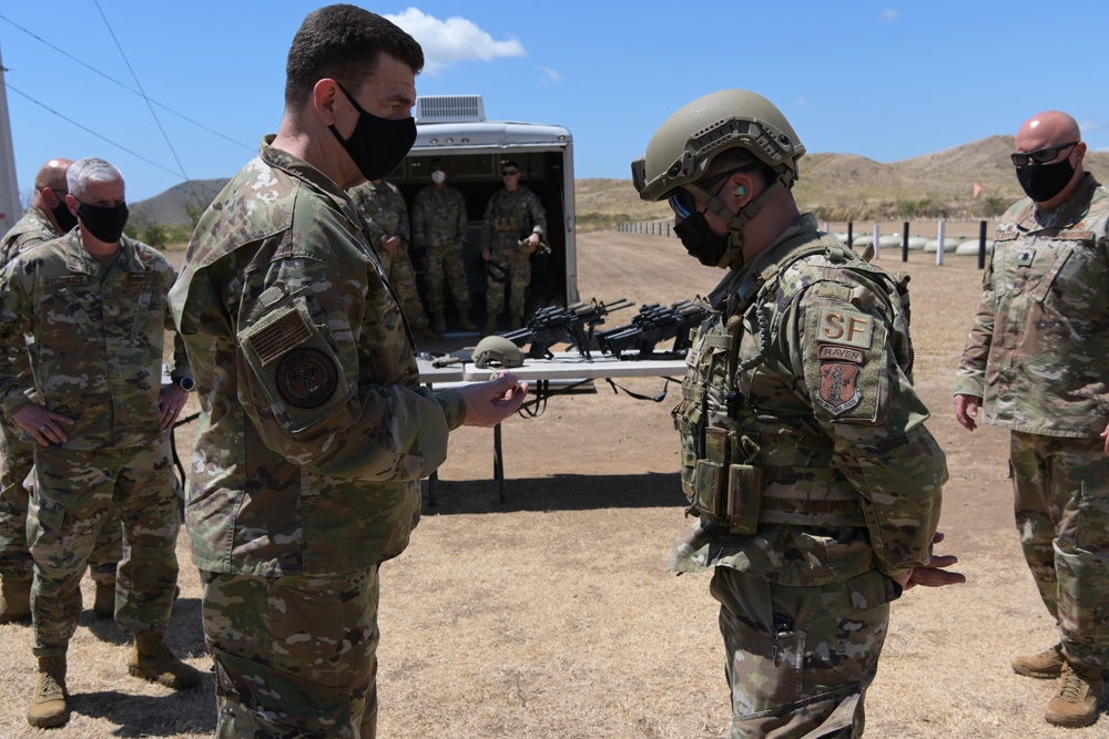 Director of the Air National Guard visits Camp Santiago Army Base in Salinas