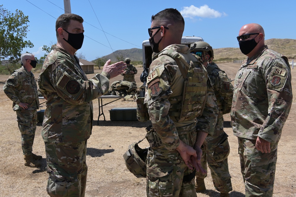 Director of the Air National Guard visits Camp Santiago Army Base in Salinas