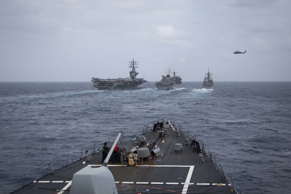 Mitscher Conducts Routine Operations in U.S. Sixth Fleet