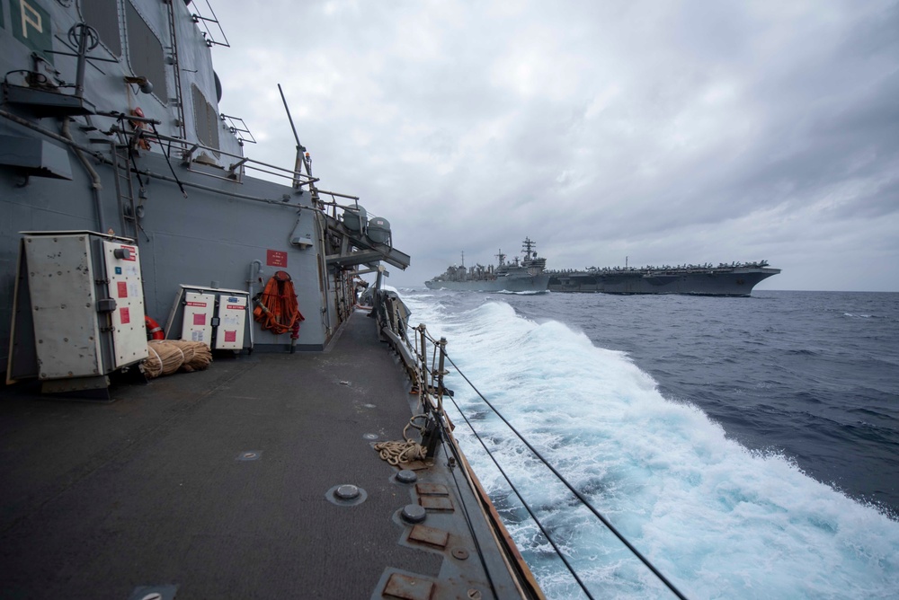 Mitscher Conducts Routine Operations in U.S. Sixth Fleet