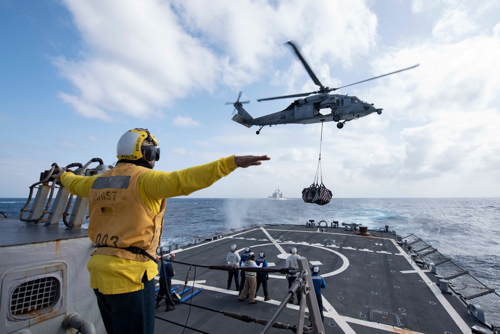 Mitscher Conducts Routine Operations in U.S. Sixth Fleet