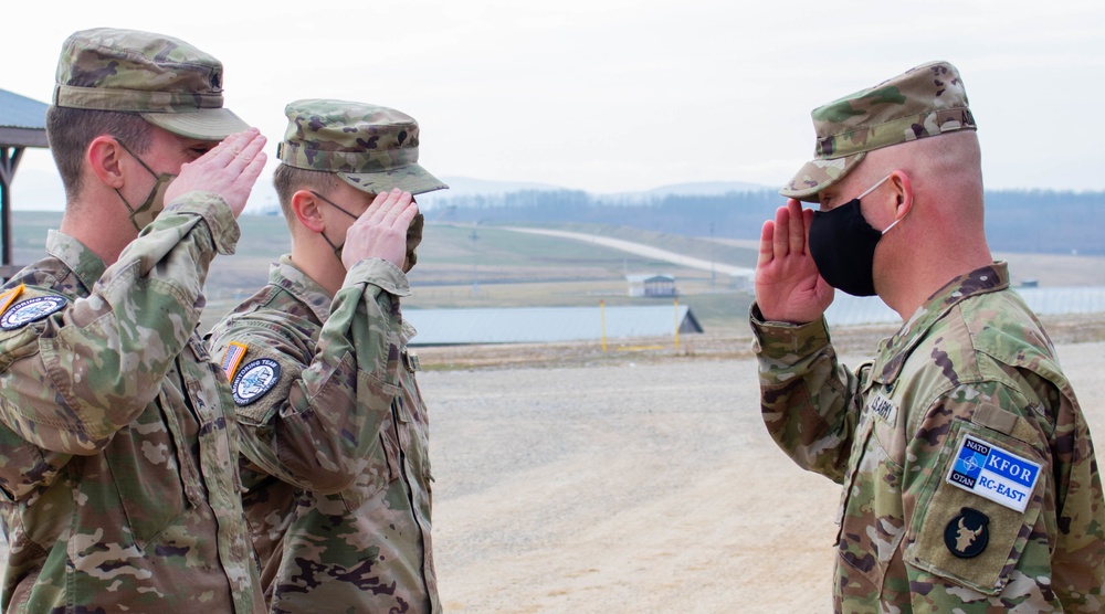 KFOR LMT Soldiers recognized for aiding Kosovo civilians