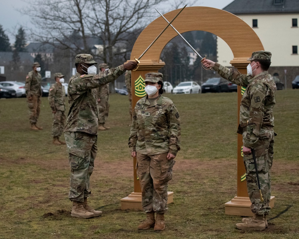 44th Expeditionary Signal Battalion NCO Induction