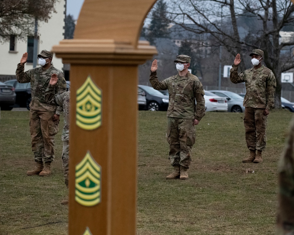 44th Expeditionary Signal Battalion NCO Induction