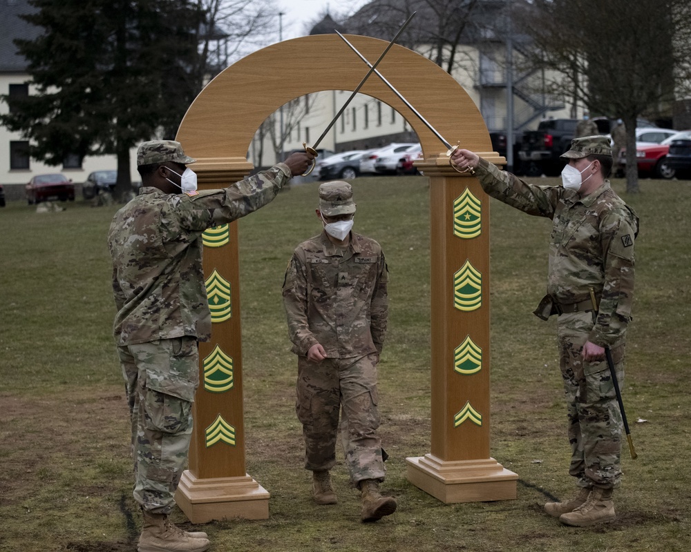 44th Expeditionary Signal Battalion NCO Induction