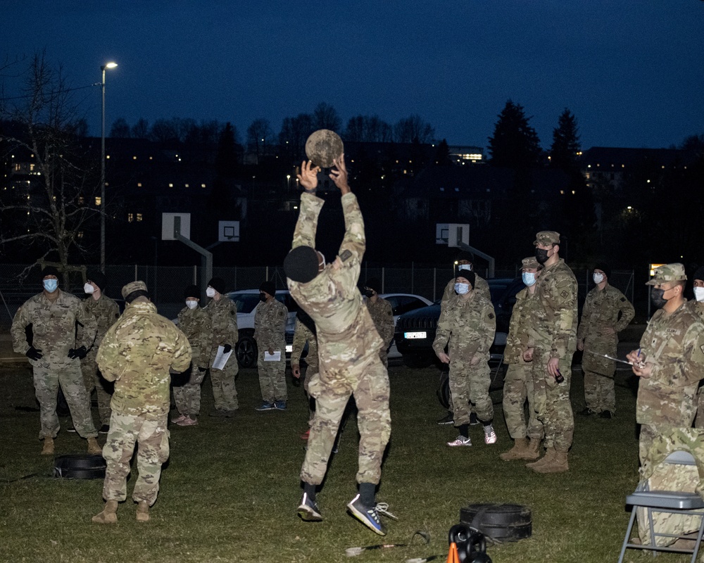 44th Expeditionary Signal Battalion NCO Induction