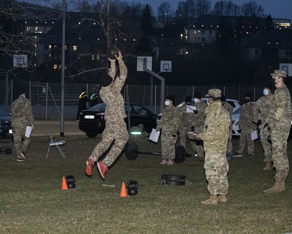 44th Expeditionary Signal Battalion NCO Induction