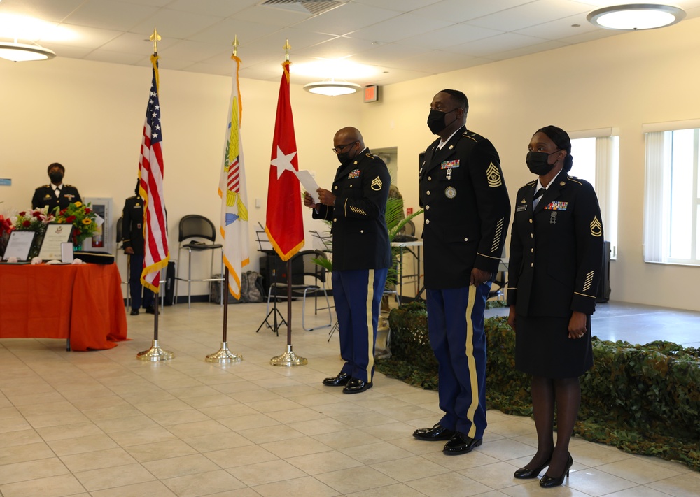 Sgt. 1st Class Butler-Southwell retirement ceremony