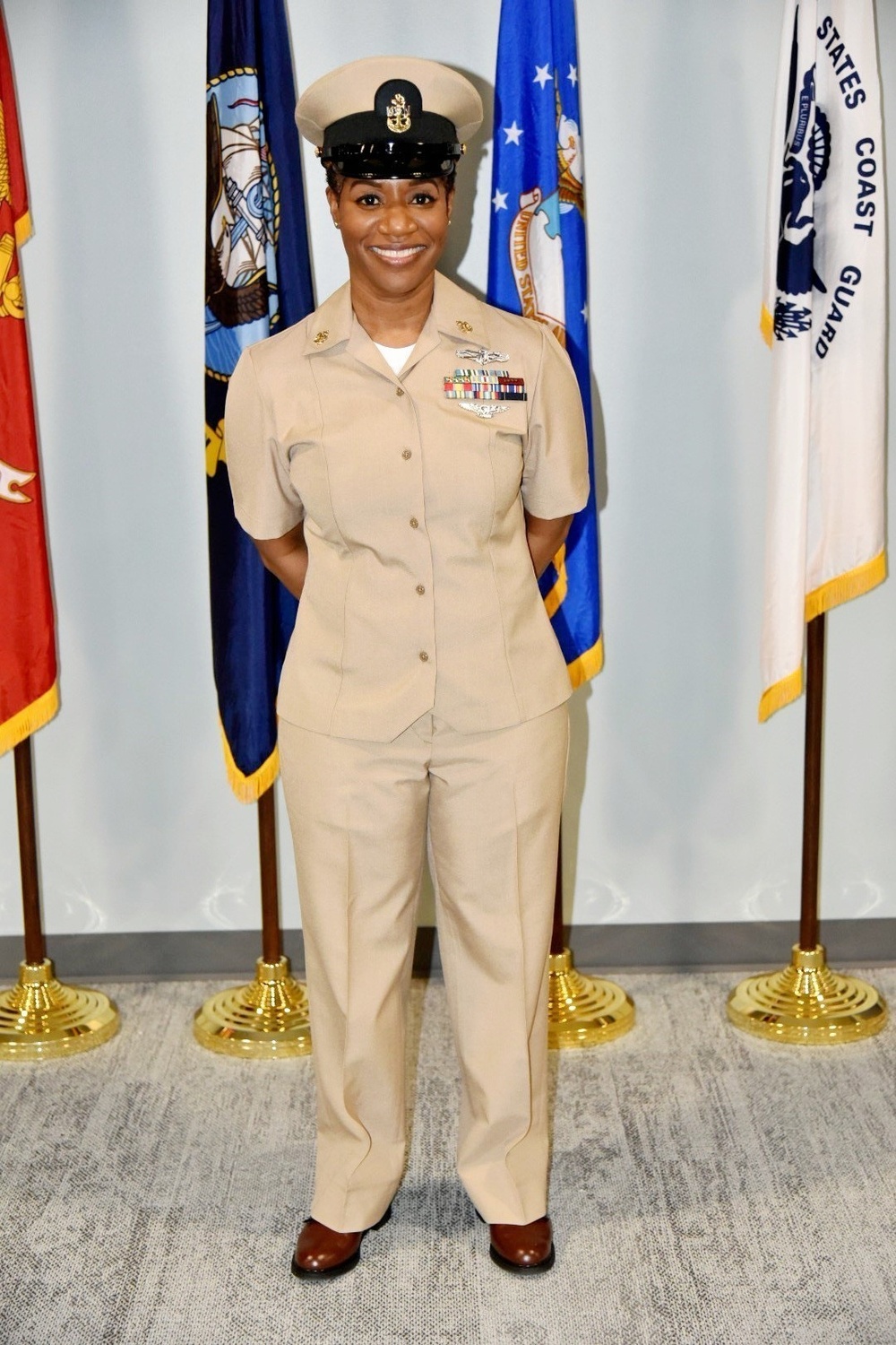 Quiet-by-nature flag writer excels out of comfort zone at NAVSUP headquarters