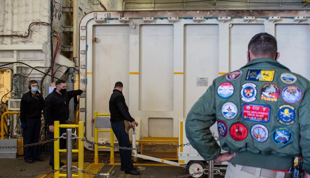 Ford Sailors Load Equipment