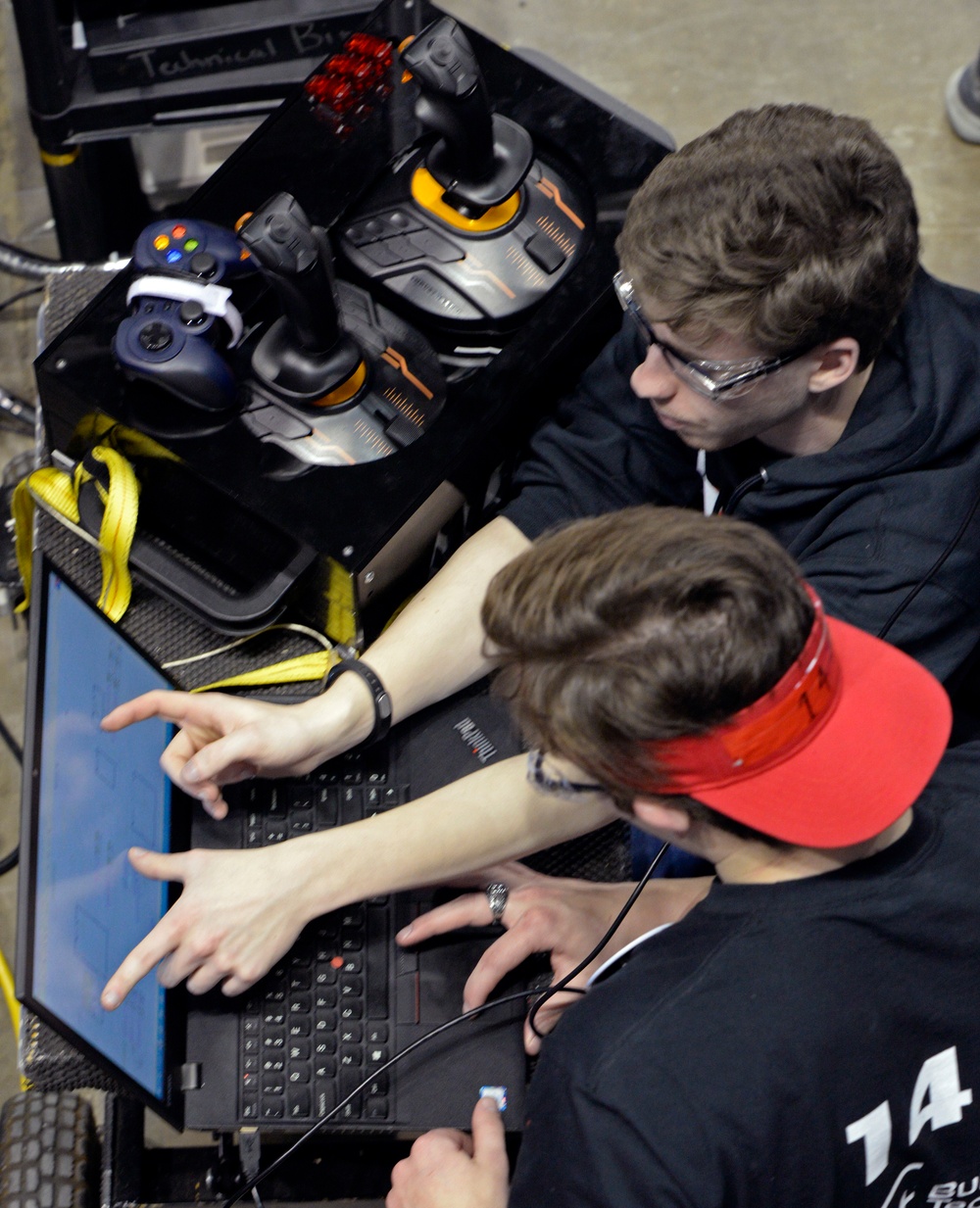 Wright-Patterson Air Force Base supports Miami Valley FIRST Robotics competition for STEM students