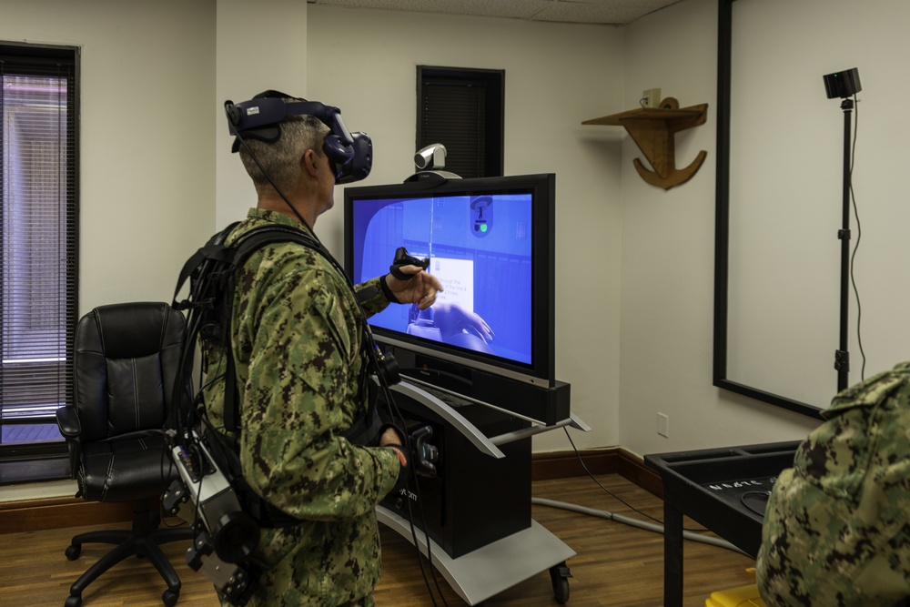 MK 16 Underwater Breathing Apparatus Simulator Demonstration