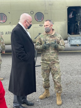US Army commander meets with U.S. Embassy staff
