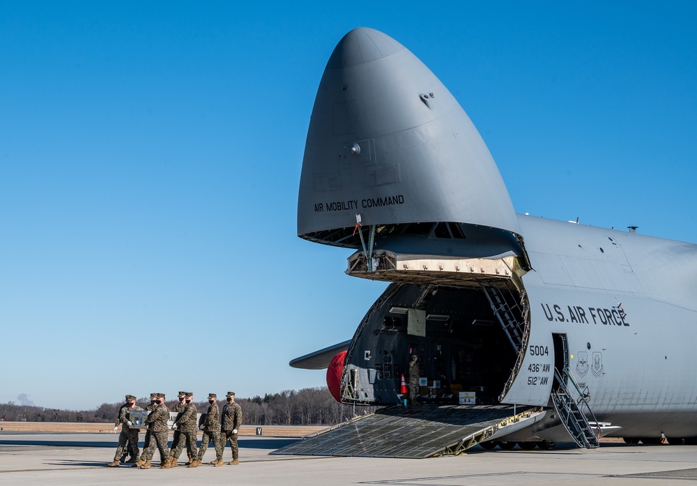 Joint Service, AFMAO dignified transfer training