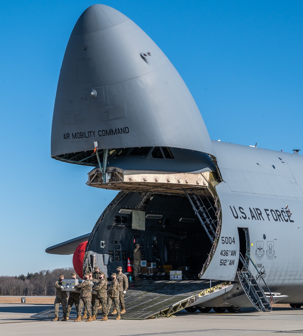 Joint Service, AFMAO dignified transfer training