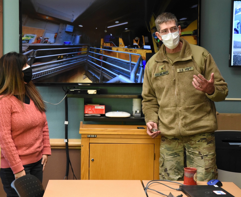 Commander of the Corps’ Northwestern Division tours Lucky Peak Dam Project