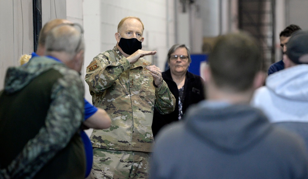 88th Logistics Readiness Squadron prepares sanitizing solution for COVID-19