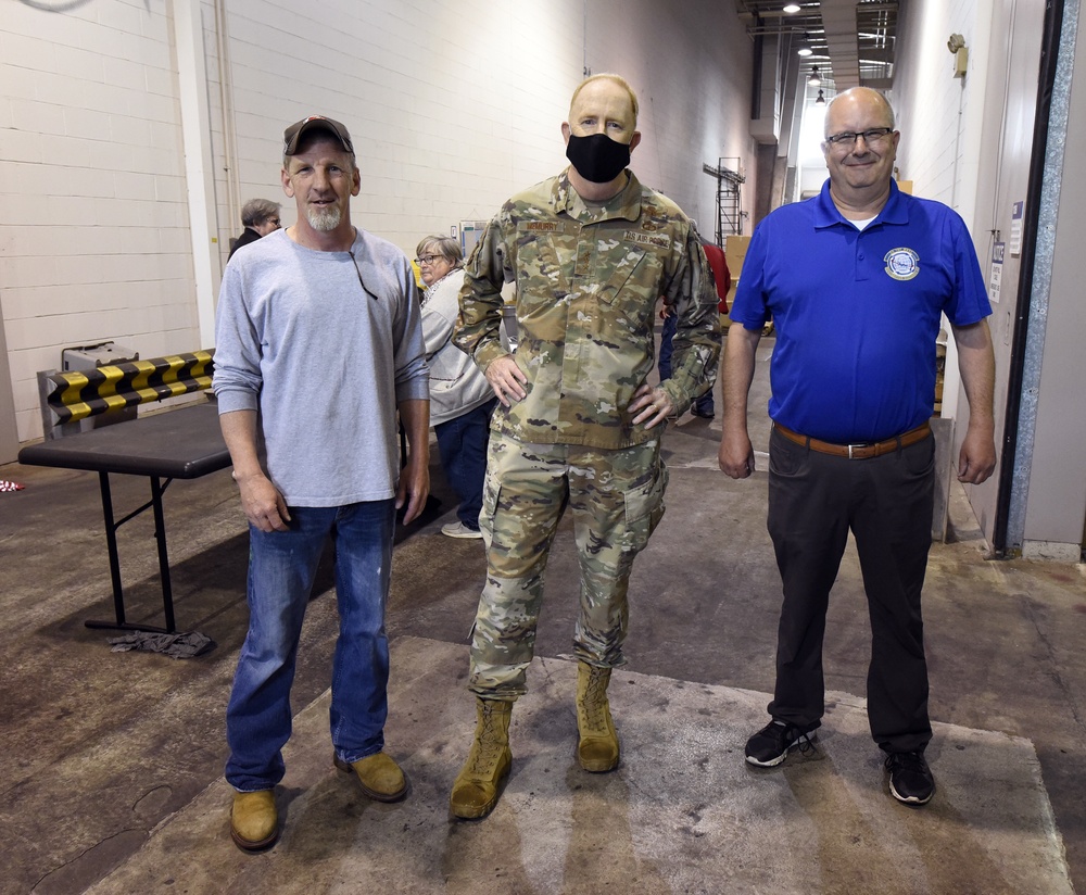 88th Logistics Readiness Squadron prepares sanitizing solution for COVID-19