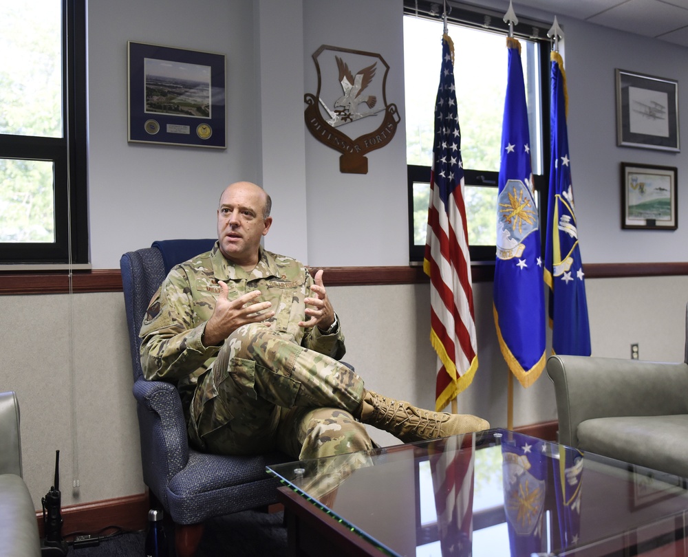 Col. Patrick G. Miller, 88th Air Base Wing and installation commander, welcome interview