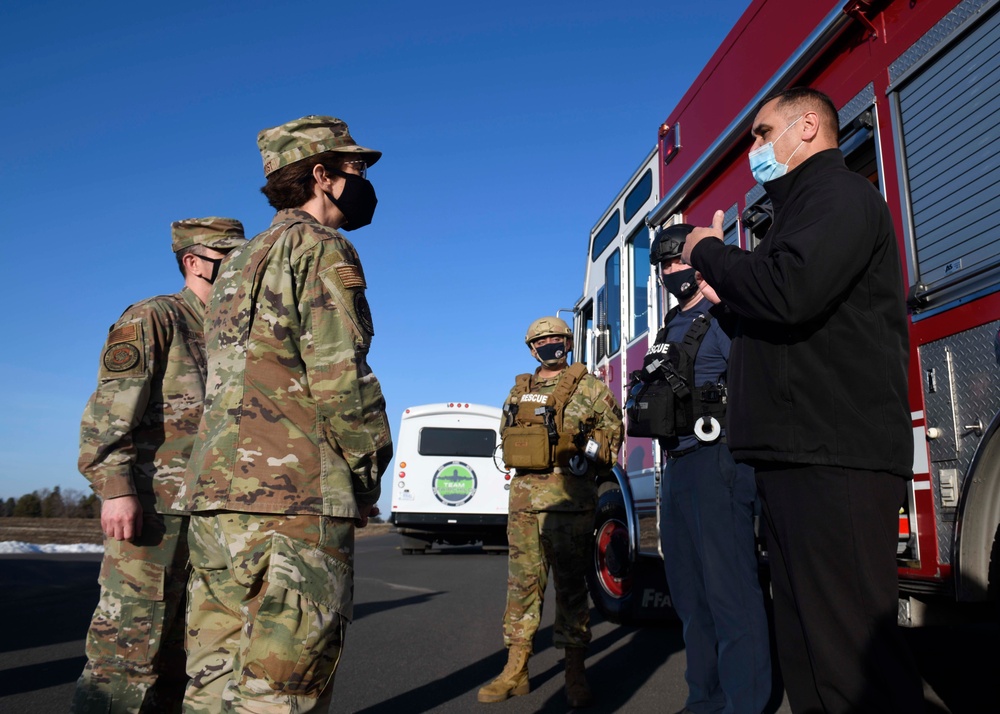 AMC Leadership Visits Fairchild