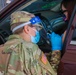 Female U.S. Army Soldiers assist at Dallas CVC on International Women’s Day