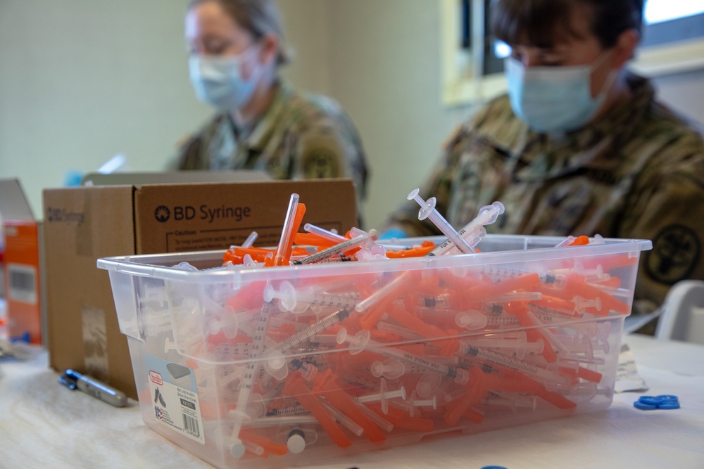 MEDCOM Personnel Prepare Vaccinations for CVC