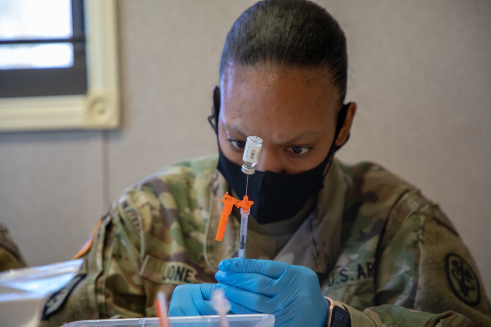 MEDCOM Personnel Prepare Vaccinations for CVC