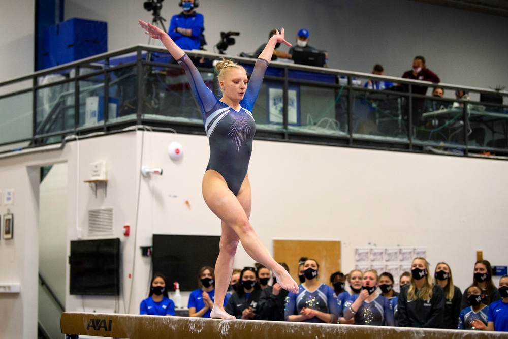 Women's Gymnastics Scores Season-Best 193.350 in Home Opener