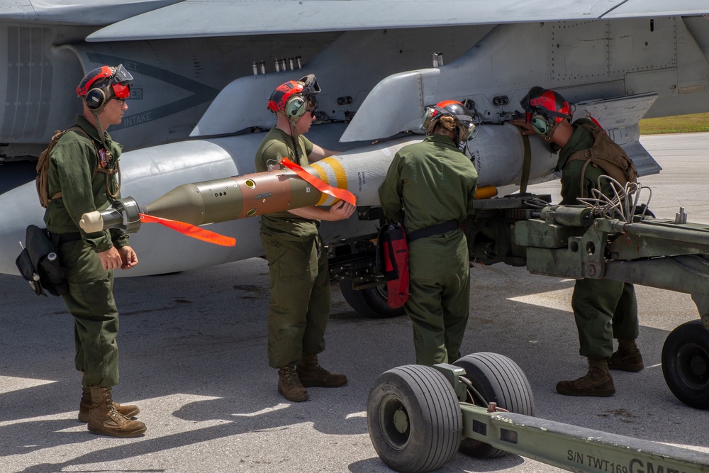 VMFA-312 Conducts Live Ordnance Training in Guam