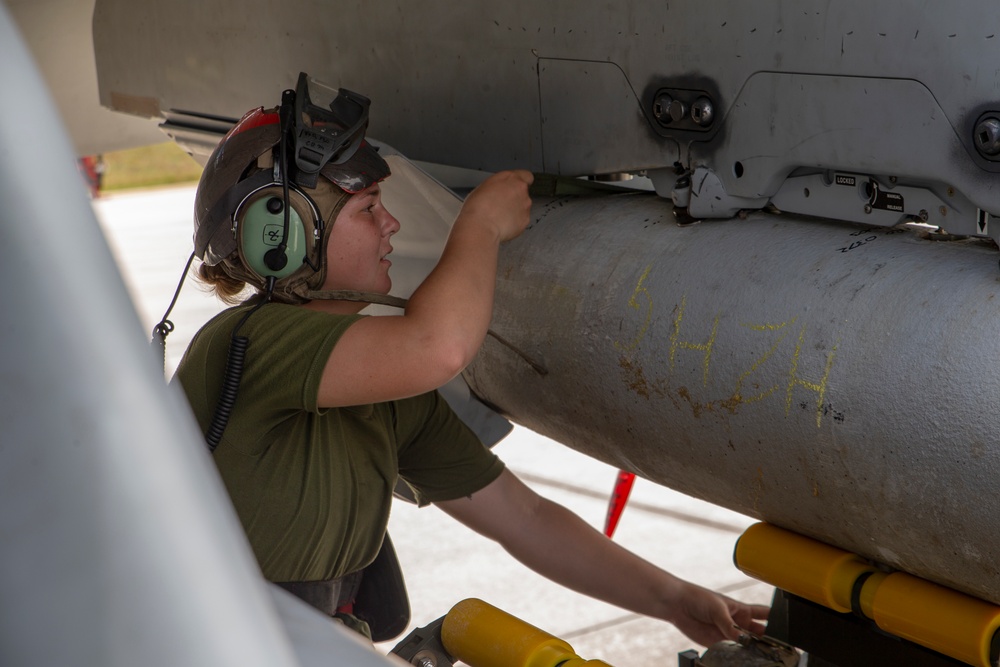 VMFA-312 Conducts Live Ordnance Training in Guam