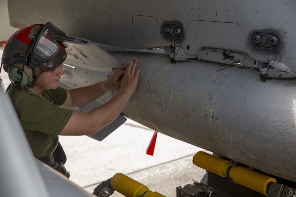 VMFA-312 Conducts Live Ordnance Training in Guam