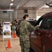 Pre-Screening at Wheeler Army Airfield COVID-19 Vaccine Drive-Thru