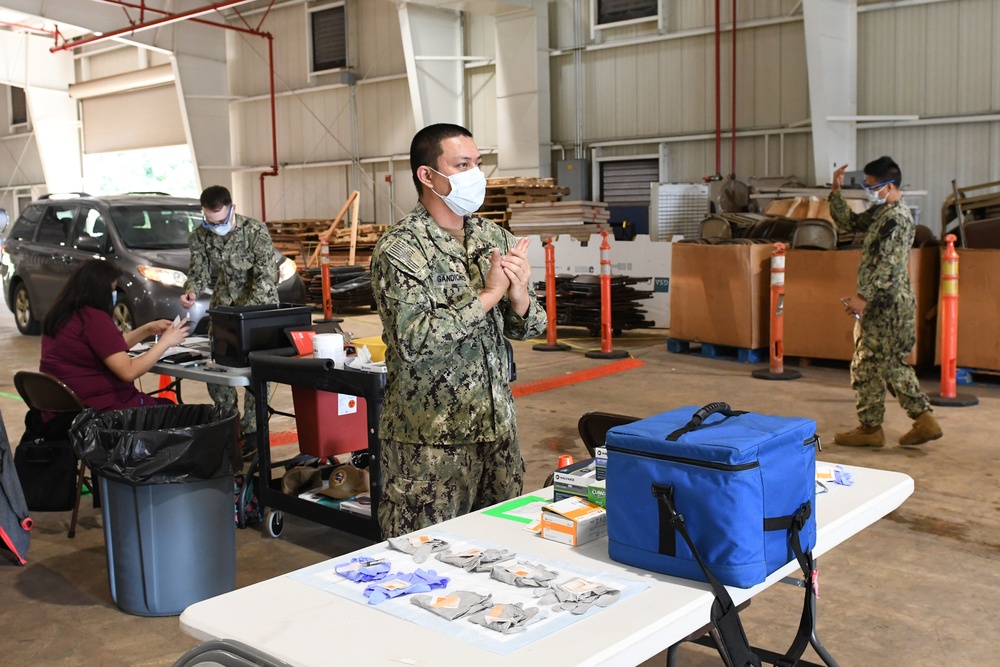 Wheeler Army Airfield COVID-19 Vaccine Drive-Thru